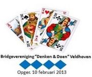 Logo Bridgevereniging "Denken & Doen" Veldhoven